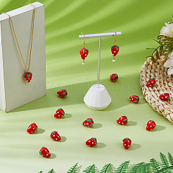 30 шт. Бусины лэмпворк&nbsp;LAMP-DC0001-26