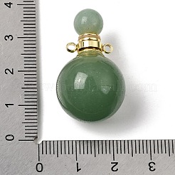 Natürliche grüne Aventurin-Parfümflaschenanhänger&nbsp;GG-CBA7610-02G-08