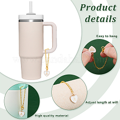 Подвесные украшения из сплава эмали HJEW-AB00676