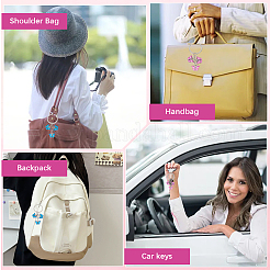 2шт брелок из цинкового сплава 2 цветов&nbsp;KEYC-CP0001-36