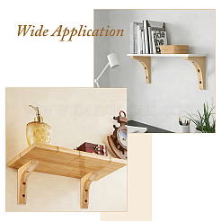 Mensola galleggiante in legno a forma di L&nbsp;FIND-WH0199-415