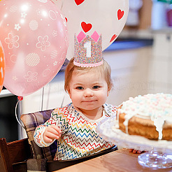 Корона из нетканого материала&nbsp;AJEW-WH0166-74