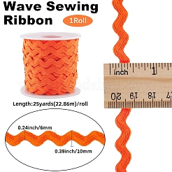 Лента из полиэстера с волнистой бахромой длиной 24~25 ярд.&nbsp;SRIB-GF0001-39F