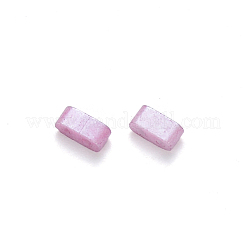 Perles de verre à peinture cuite à 2 trou fgb&nbsp;X-SEED-S031-M-599
