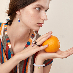 16шт 4 цвета подвески из гальванического стекла&nbsp;EGLA-FH0001-11