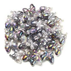 УФ-покрытие радужными переливающимися акриловыми бусинами&nbsp;X-OACR-G012-09