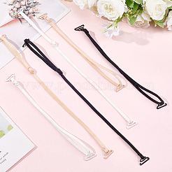 3 пара двухцветных полиэстеровых бретелей для бюстгальтера&nbsp;DIY-CY0001-57