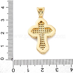 Латунные микро проложить кубического циркония подвески KK-S510-48G-01