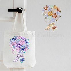 Большие пластиковые многоразовые шаблоны трафаретов для рисования DIY-WH0202-101