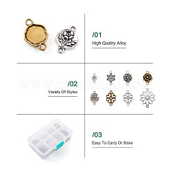 Разъемы из сплава в тибетском стиле PALLOY-TA0001-13