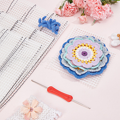 Сетчатые ткани из полиэстера&nbsp;DIY-WH20058-06D