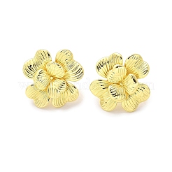 Латунь серьги&nbsp;EJEW-P303-05G