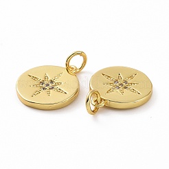 Латунные микро проложить кубического циркония подвески KK-E068-VF046