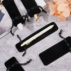 15 pz. 3 stili rettangolari sacchetti di velluto per conservare il rossetto con coulisse&nbsp;ABAG-FH0001-07
