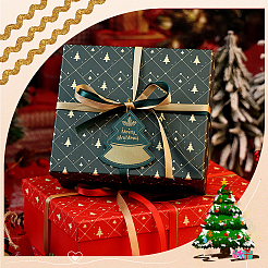 Лента из полиэстера с волнистой бахромой длиной 15 ярд. SRIB-WH0011-207A