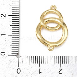 Подвески-соединители из латуни с микро-паве и прозрачными фианитами&nbsp;LS-KK-K413-05G