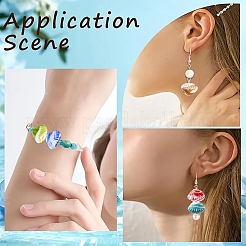 20шт ручной работы бусины лэмпворк&nbsp;LAMP-YW0001-61A