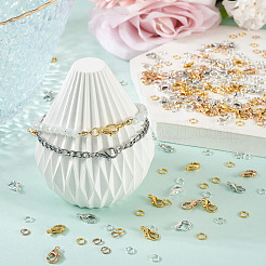 400 шт. 4 цвета сплава застежки-клешни омара&nbsp;FIND-TA0008-94