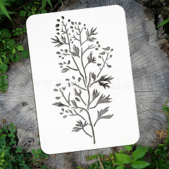 4pcs 4 estilos pet ahueca hacia fuera las plantillas de pintura de dibujo&nbsp;DIY-WH0394-0154