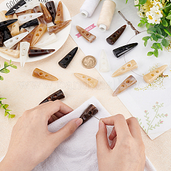 Пуговицы из смолы 36шт 6 цвета BUTT-FG0001-08