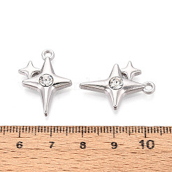 Подвески из сплава с кристаллами и стразами&nbsp;PALLOY-T091-37P