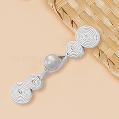 12 шт. пряжка из полиэфирной смолы для китайского торжественного платья DIY-CY0001-86C