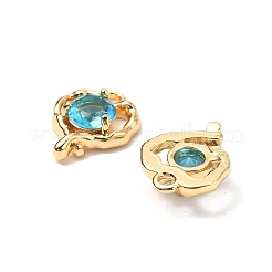 Латунные микро проложить кубического циркония подвески&nbsp;KK-A259-15G