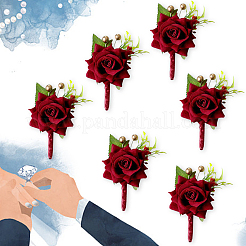 Шелковая брошь&nbsp;AJEW-WH0240-16