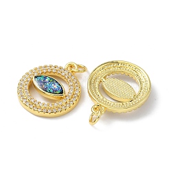 Латунные микро проложить кубического циркония подвески&nbsp;KK-A197-10G