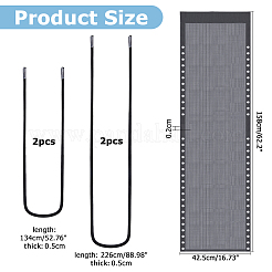 Складной реклайнер текстильный ткань&nbsp;AJEW-WH0314-881