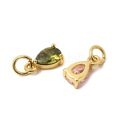 Латунные микро проложить кубического циркония подвески&nbsp;KK-A289-03G