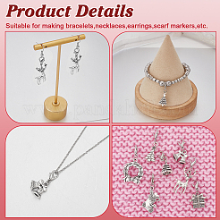 Рождественский кулон из сплава HJEW-FG00003