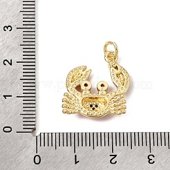 Pendentifs en laiton avec zircon cubique micro pavé&nbsp;CU-CBA7D12-18G