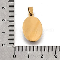 Tema religioso 304 acciaio inossidabile pavé epossidico pendenti&nbsp;STAS-K256-29G-02