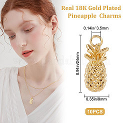 10шт латунные подвески KK-CN0002-25