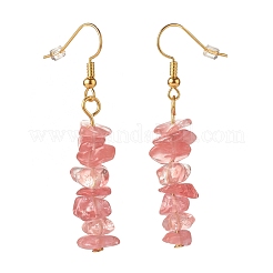 Серьги с бусинами и драгоценными камнями EJEW-JE04788