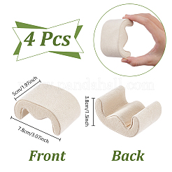 Бархатные подушки для демонстрации ювелирных изделий&nbsp;ODIS-WH0043-195B