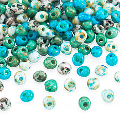 480 pz 4 colori perline di vetro picasso&nbsp;SEED-TA0001-07B