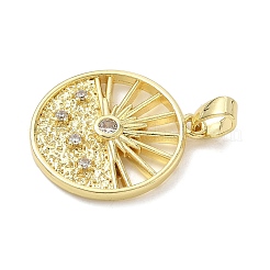 Латунные микро проложить кубического циркония подвески&nbsp;KK-K368-43G