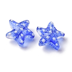 Бусы лэмпворк ручной работы LAMP-I027-09H