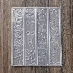 Прямоугольные силиконовые Молды для закладок своими руками DIY-G113-01B