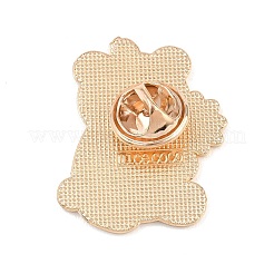 Emaille-Anstecknadeln mit weißem Bären&nbsp;JEWB-I057-02KCG-01