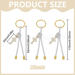 10шт. подвеска из полиэфирного шнура KEYC-FG00003