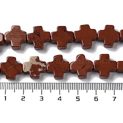 Натуральные красные яшмы бусы пряди G-M418-B07-01