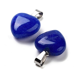 Encantos de jade blanco natural&nbsp;HEAR-PW0001-057-21