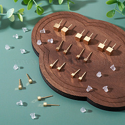 Messing Ohrstecker für Damen&nbsp;EJEW-TA0001-67