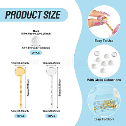 Набор для самостоятельного изготовления железных невидимок для волос&nbsp;DIY-TA0012-93