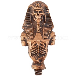 Zinc Alloy Handle, for Wax Seal Stamp, Wedding Invitations Making, Pharaoh Shape, Red Copper, 71x34x21mm