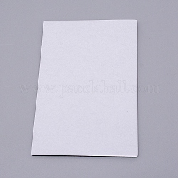 Esponja eva juegos de papel de espuma de hoja, con dorso adhesivo doble, antideslizante, Rectángulo, negro, 20x15x0.2 cm