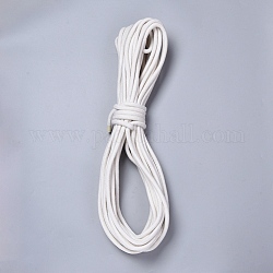 Corda di cotone intrecciata, corda multiuso lunga per stendibiancheria, per lo stoppino sostitutivo della candela, bianco floreale, 8mm, circa 20m/balla